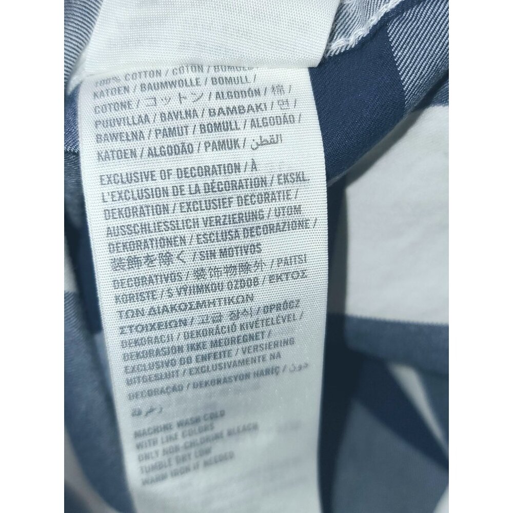 Abercrombie & Fitch Mens Muscle Fit Blue & White Plaid Button-Down Shirt L - Picture 5 of 5